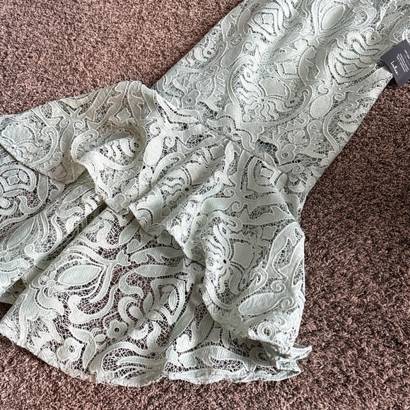 Lulu's “Won Your Heart” Mint Lace Dress - Picture 6 of 6